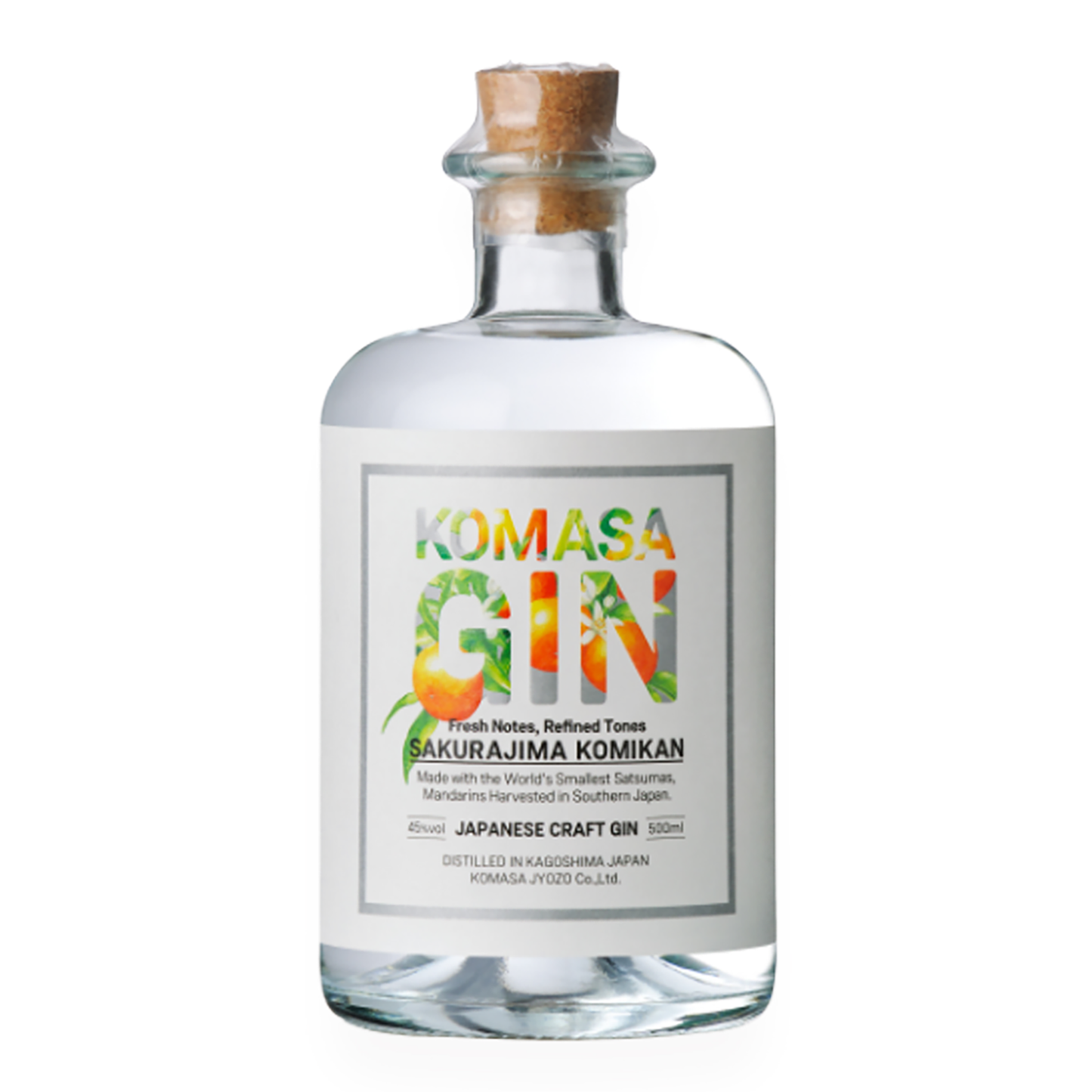 Komasa Komikan (Mandarin) Japanese Gin 500ml - CBD Cellars