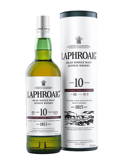 Laphroaig 10 Year Single Malt Scotch Whisky 700ml - CBD Cellars