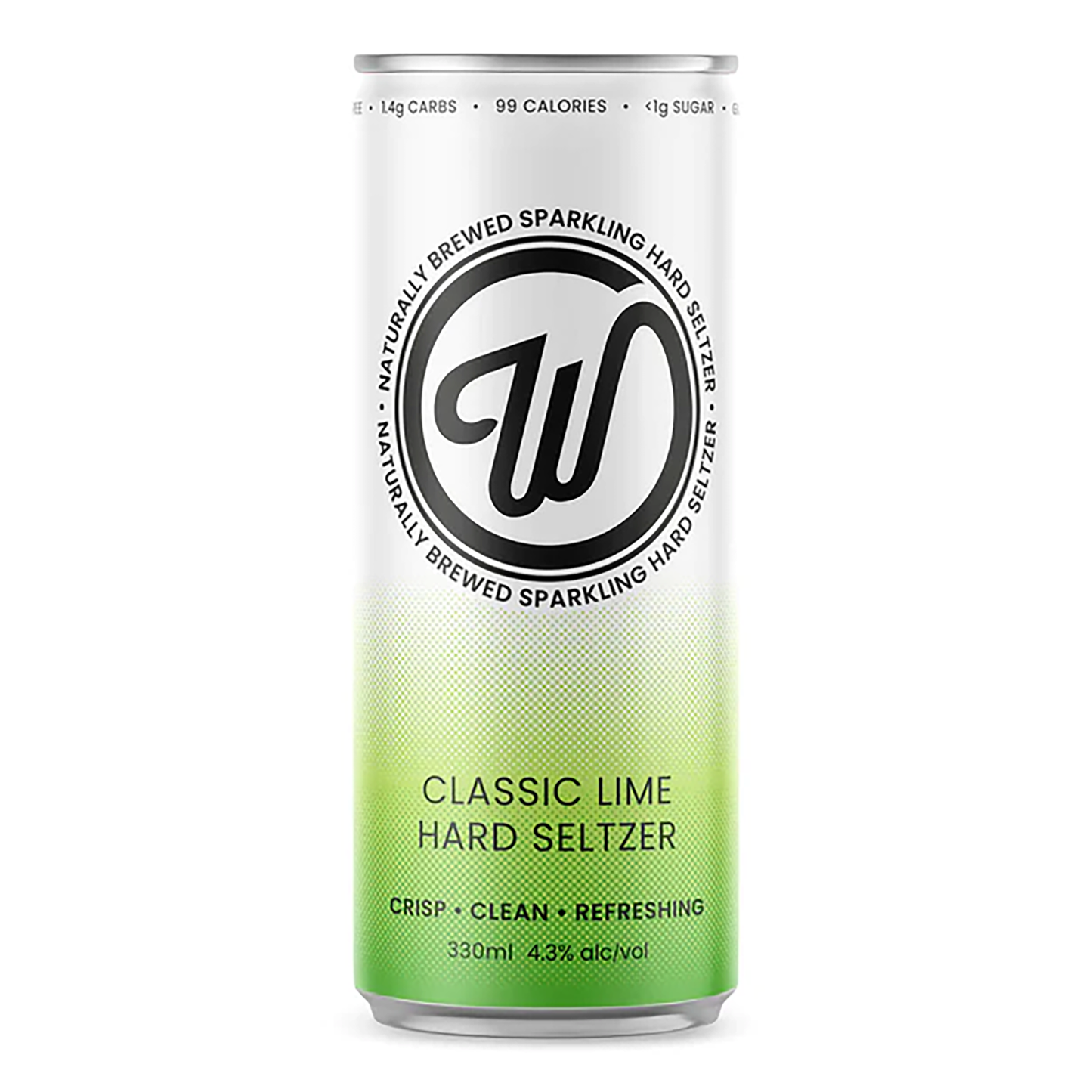 Wayward Brewing W Seltzer Classic Lime (4 Pack)