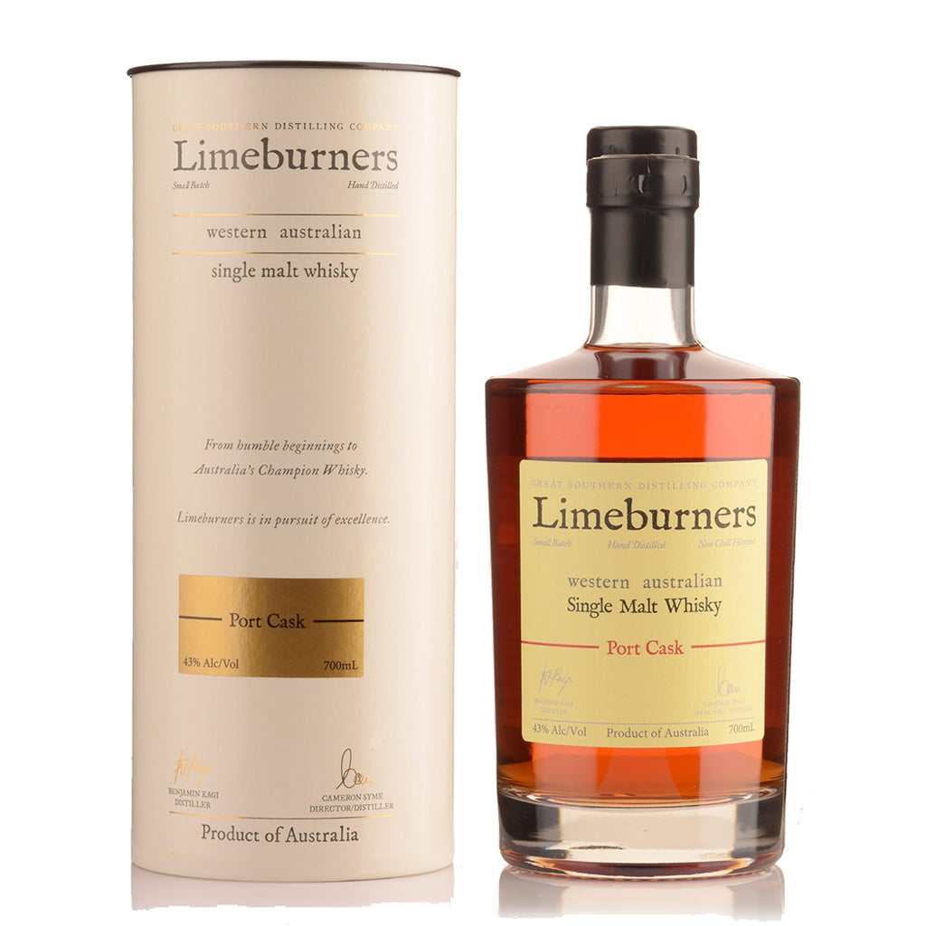 Great Southern Distillery Limeburners Port Cask Single Malt Australian Whisky 700ml - CBD Cellars