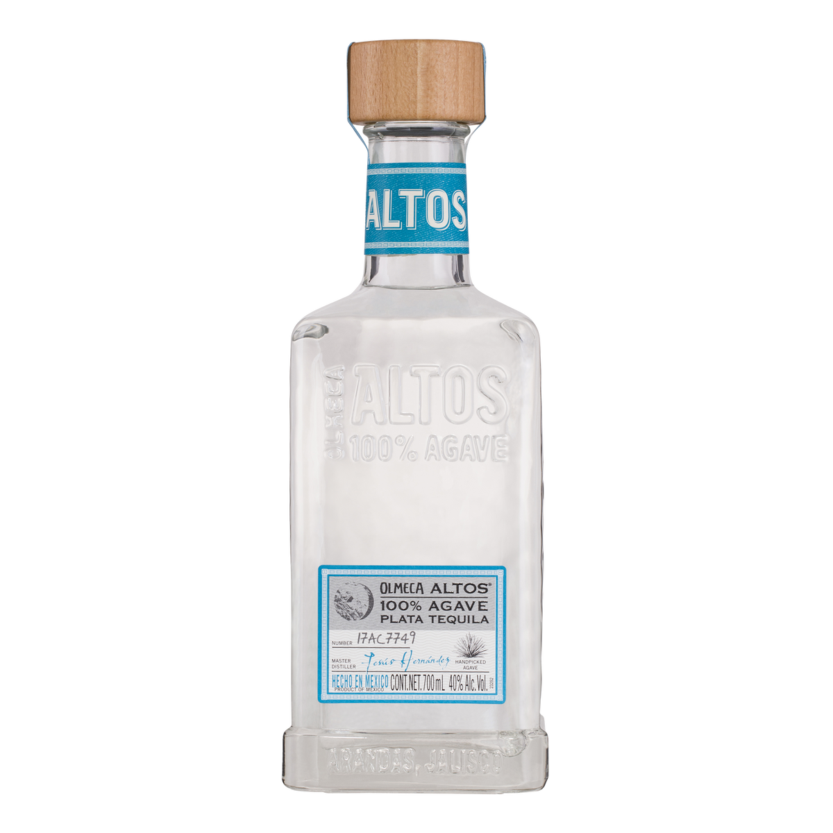 Olmeca Altos Plata Tequila 700mL