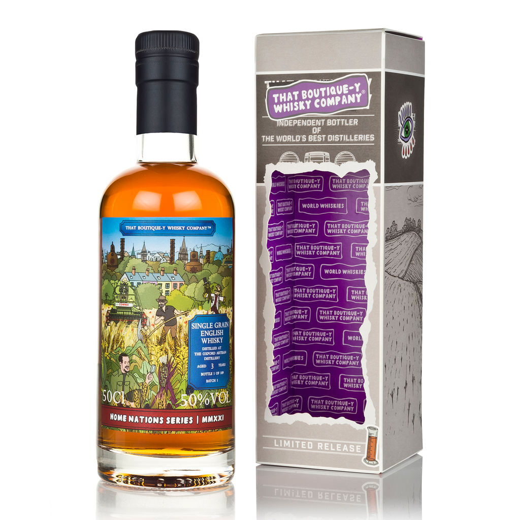 That Boutique-y Whisky Company Oxford Artisan Distillery 3 Year Old Batch 1 Single Grain English Whisky 500ml