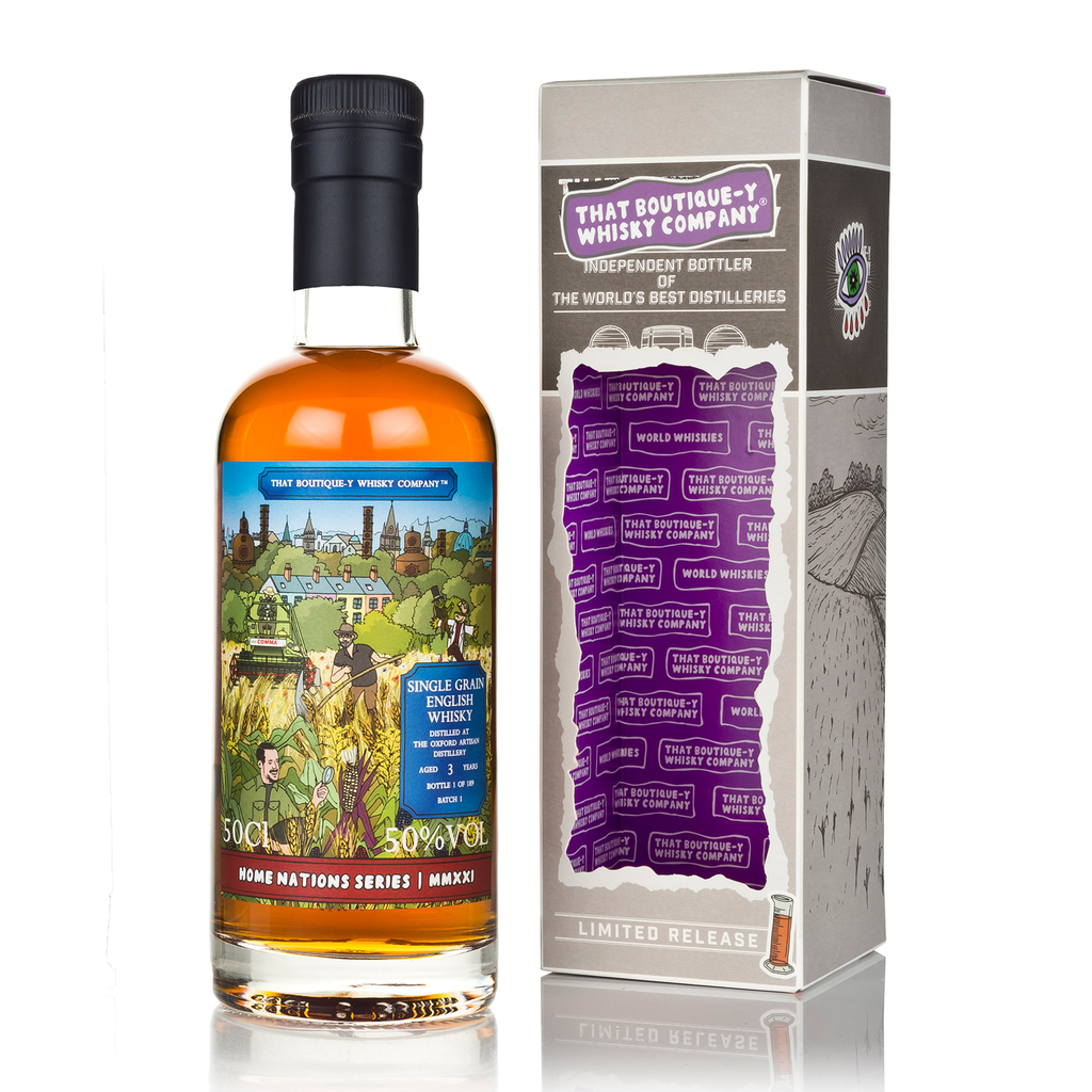 That Boutique-y Whisky Company Oxford Artisan Distillery 3 Year Old Batch 1 Single Grain English Whisky 500ml