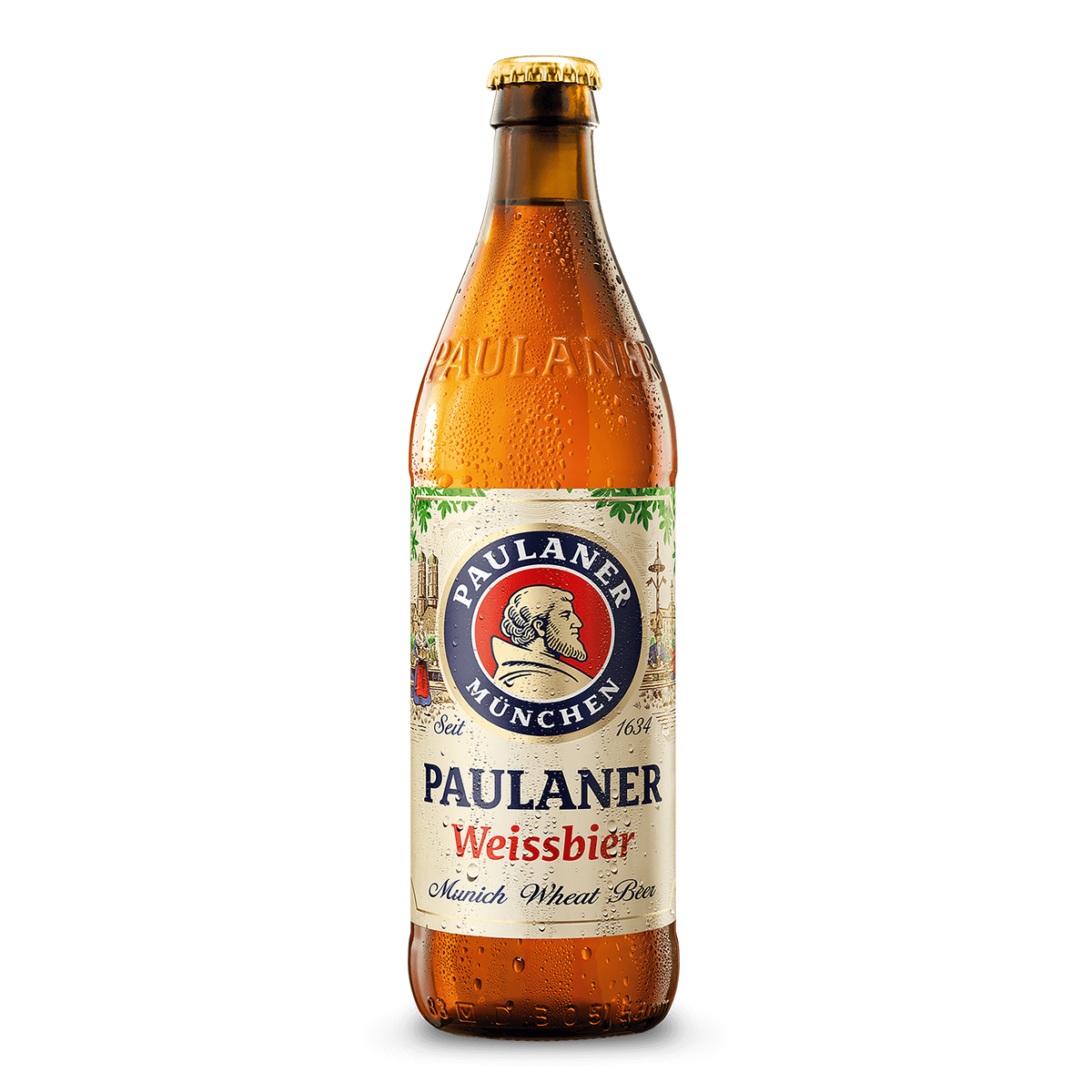 Paulaner Hefe-Weißbier Naturtrub 500ml (Case)