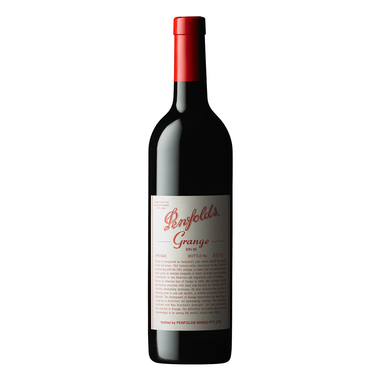 Penfolds Bin 95 Grange Shiraz 1993 (Label Damage)