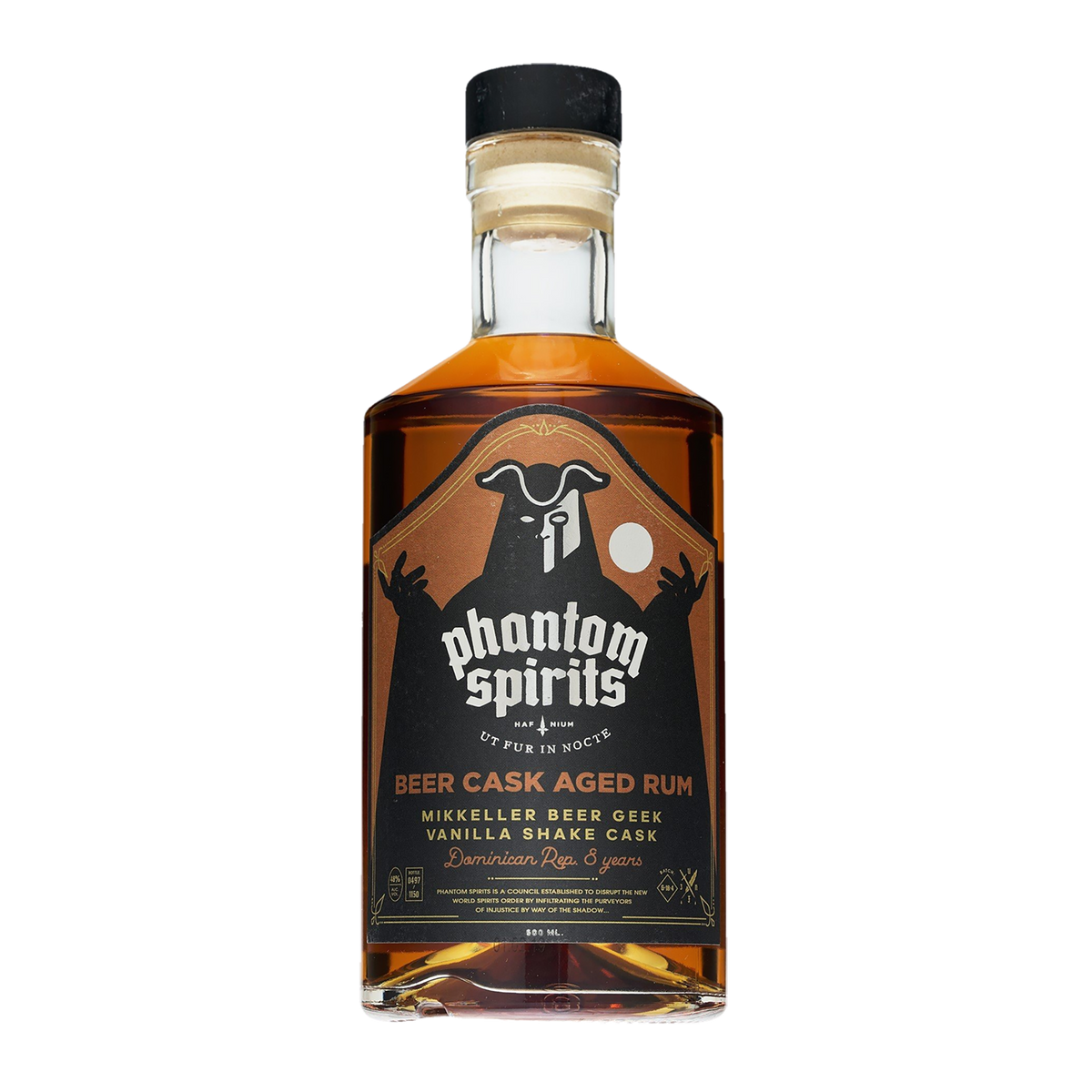 Phantom Spirits x Mikkeller Beer Geek Vanilla Shake Beer Cask Aged Rum 500ml - CBD Cellars
