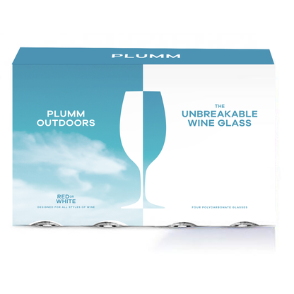 PLUMM Outdoors Unbreakable Red or White (4 Pack)