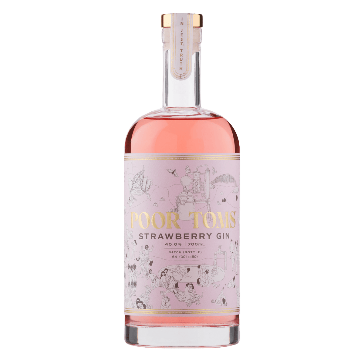 Poor Toms Strawberry Gin 700ml
