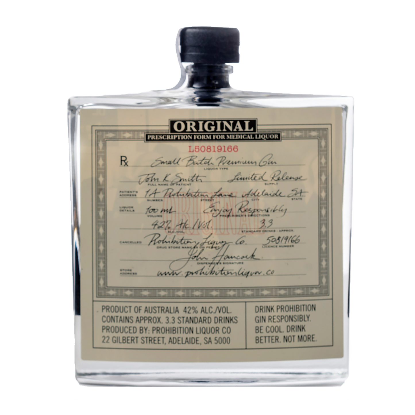 Prohibition Liquor Co's Original Series - Gin Gift Pack - CBD Cellars