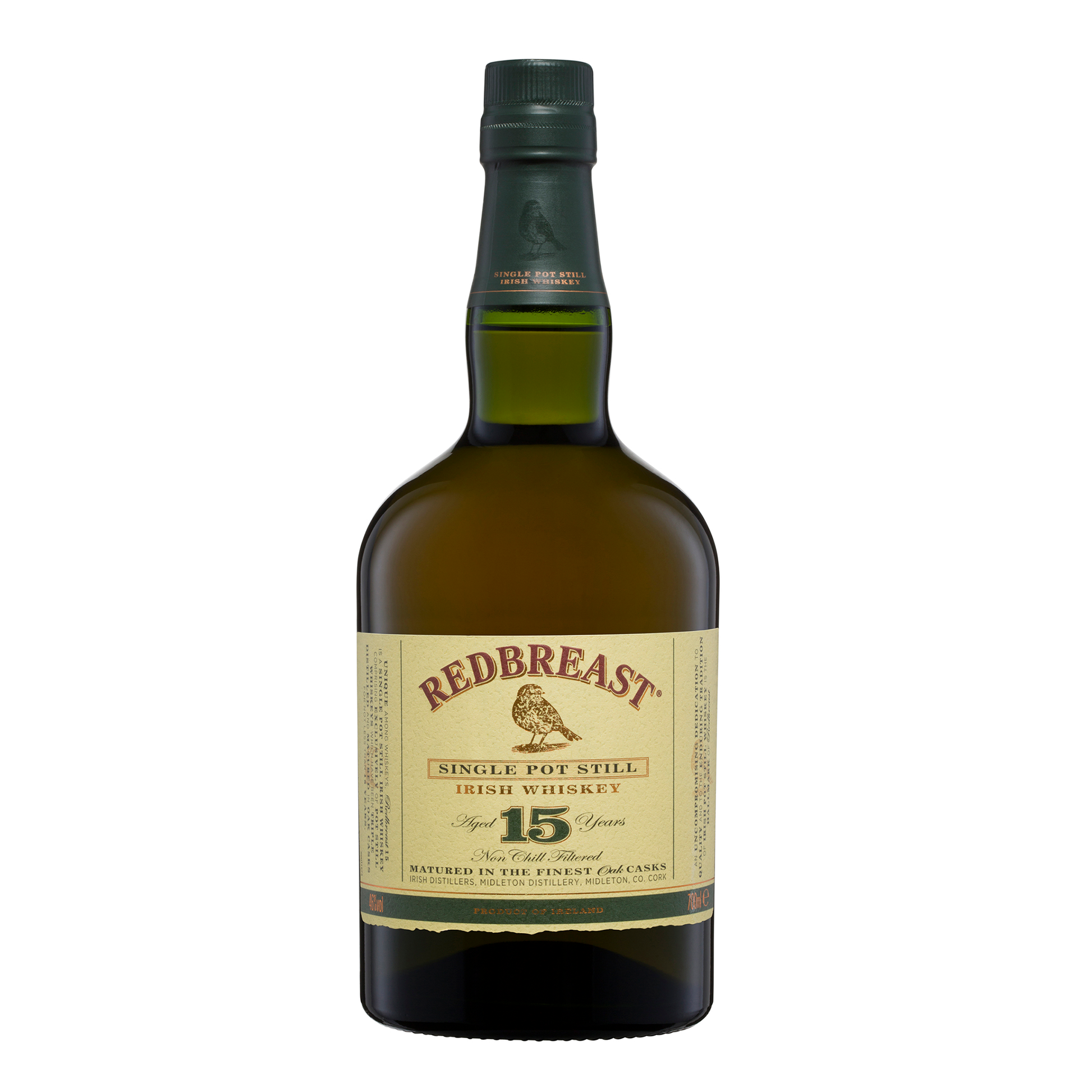 Redbreast 15 Year Old Single Pot Still Irish Whiskey 700ml - CBD Cellars