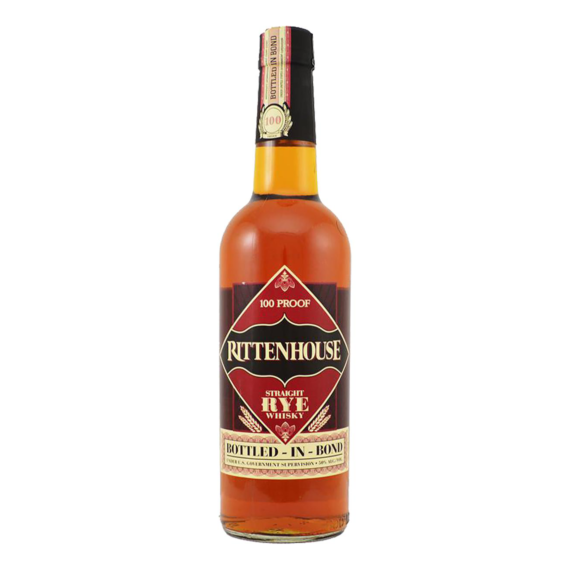 Rittenhouse 100 Proof Straight Rye Whiskey 700ml - CBD Cellars