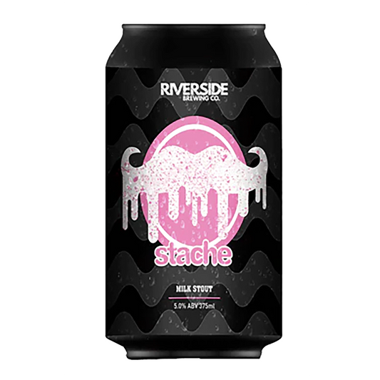 Riverside Stache Milk Stout (4 Pack)