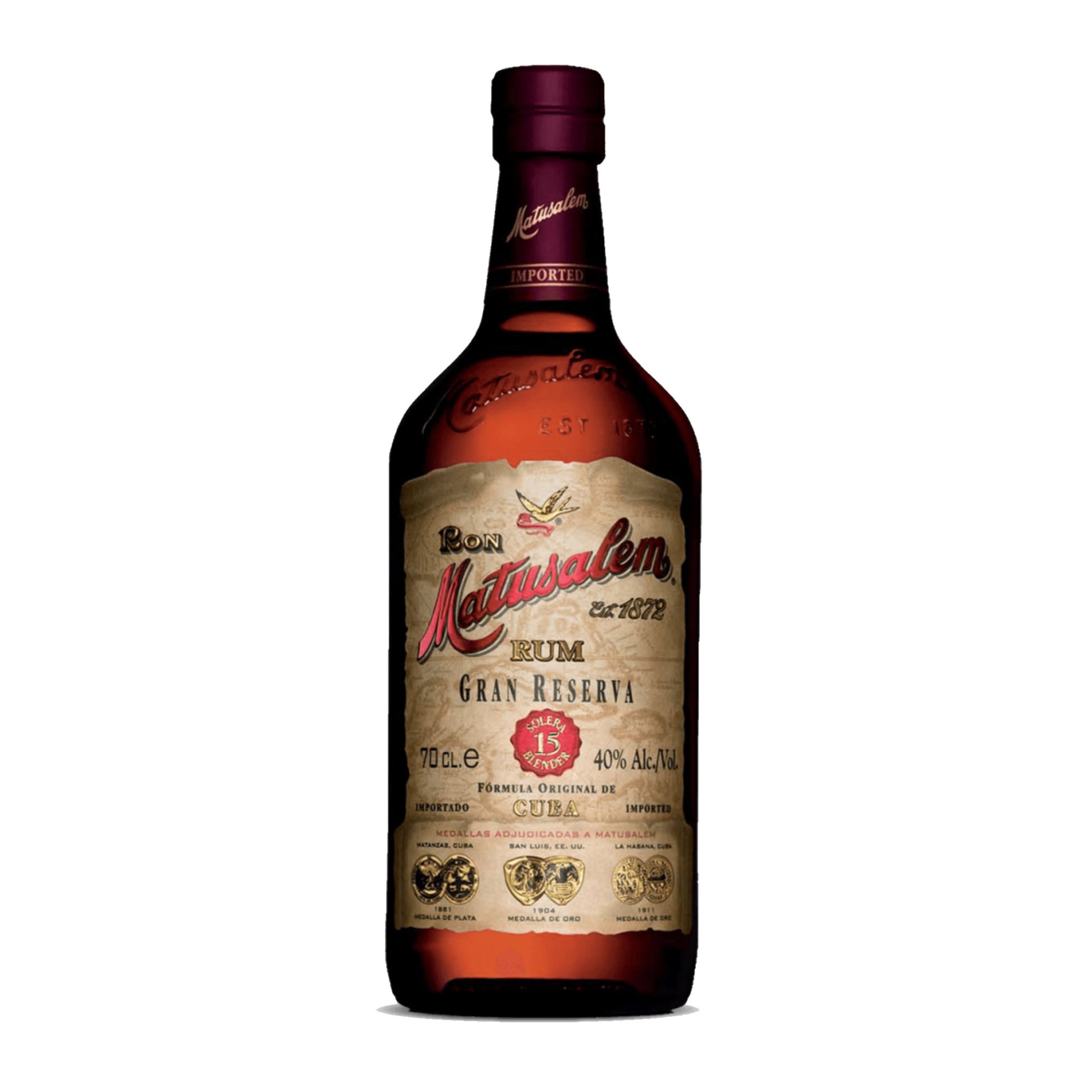 Ron Matusalem Gran Reserva Solera 15 Year Old Rum 700ml - CBD Cellars