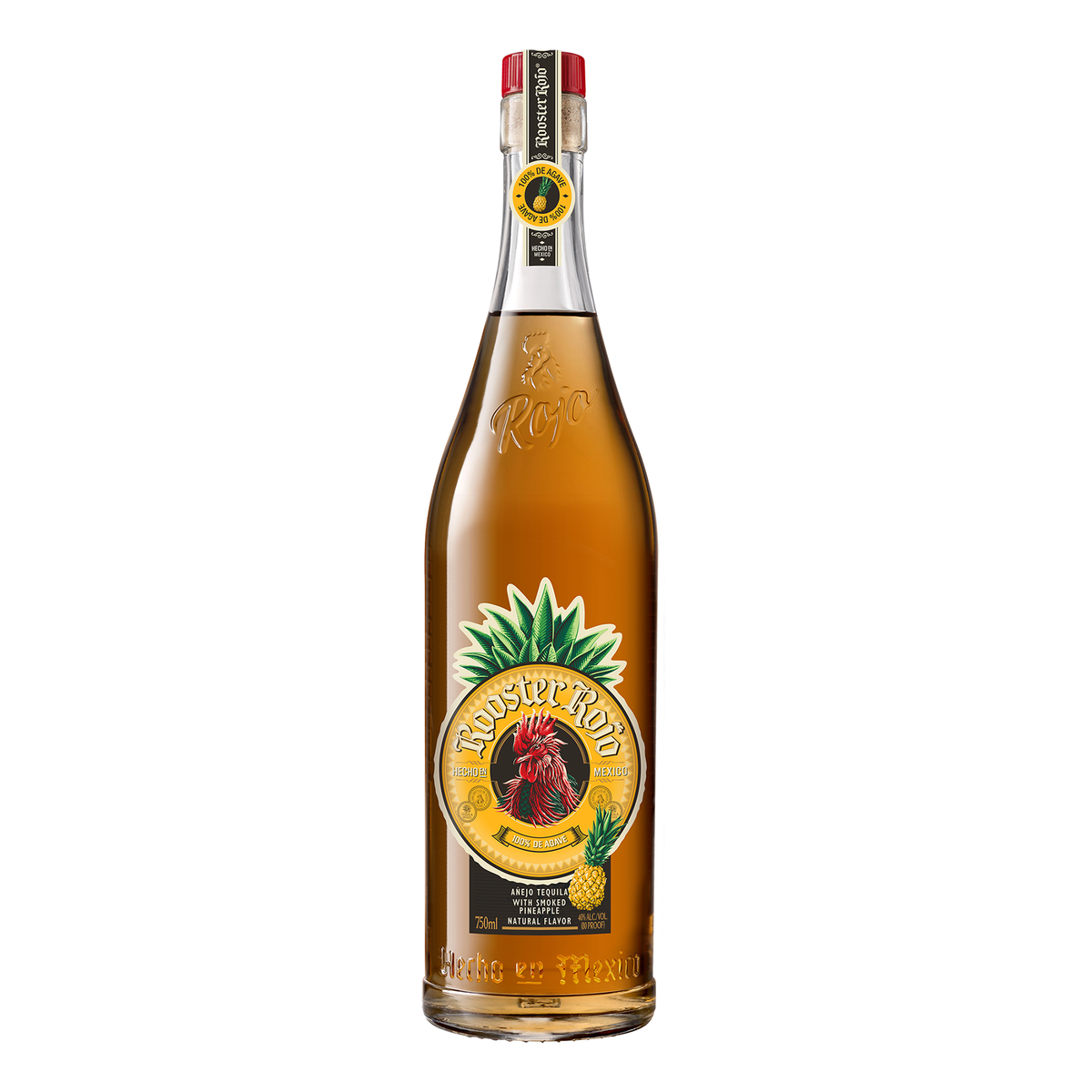Rooster Rojo Añejo Smoked Pineapple Tequila 700ml