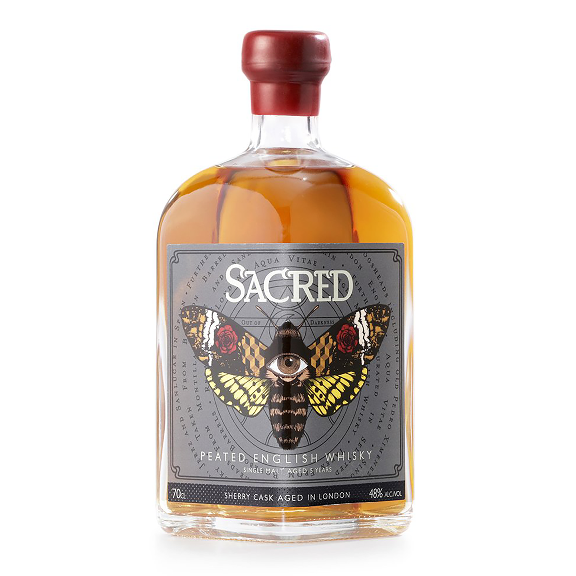 Sacred Peated English Whisky 700ml - CBD Cellars