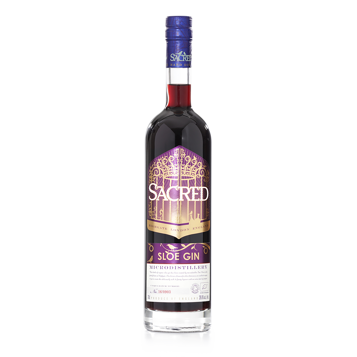 Sacred Sloe Gin 700ml - CBD Cellars
