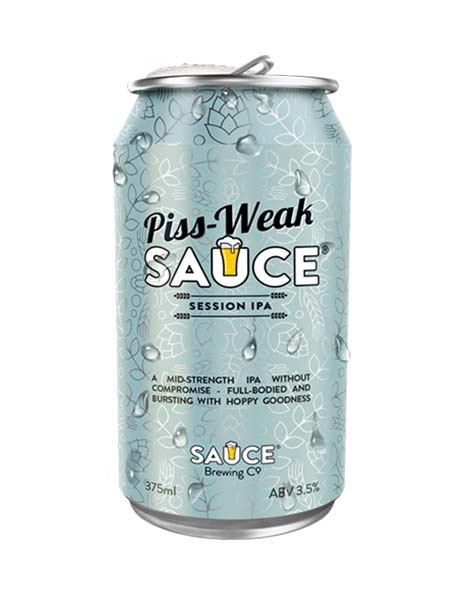 Sauce Brewing Piss-Weak Sauce Session IPA (4 Pack)