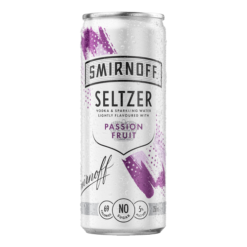 Smirnoff Seltzer Passionfruit (4 Pack)