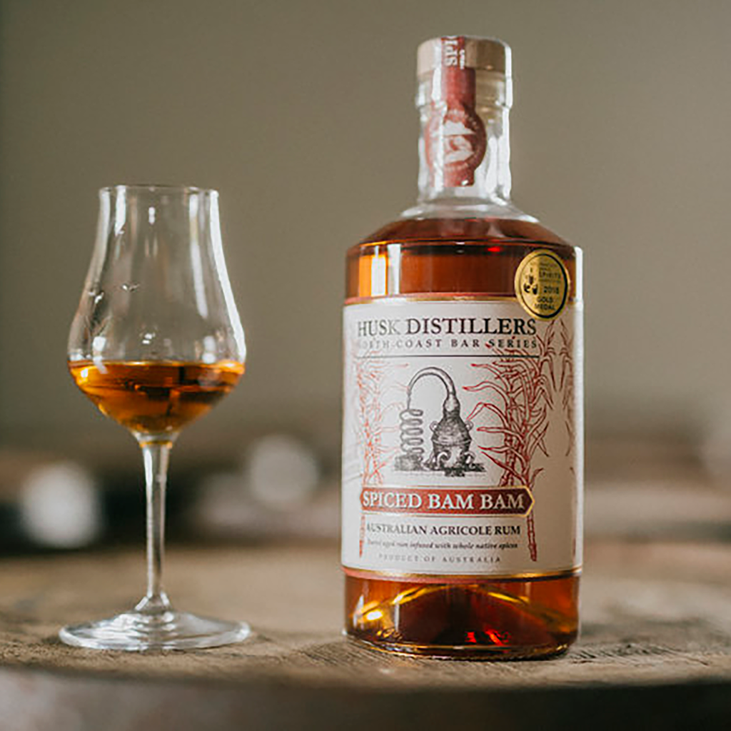 Husk Distillers Spiced Bam Bam Rum 700ml