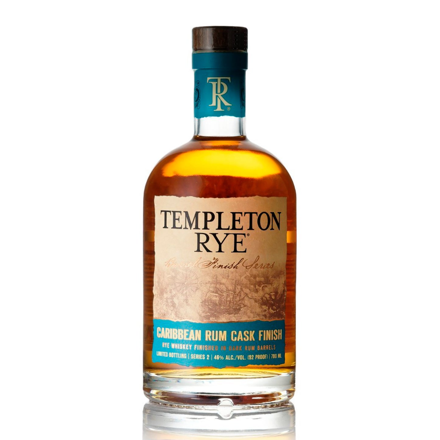 Templeton Rye Caribbean Rum Cask Finish Rye Whiskey 700ml