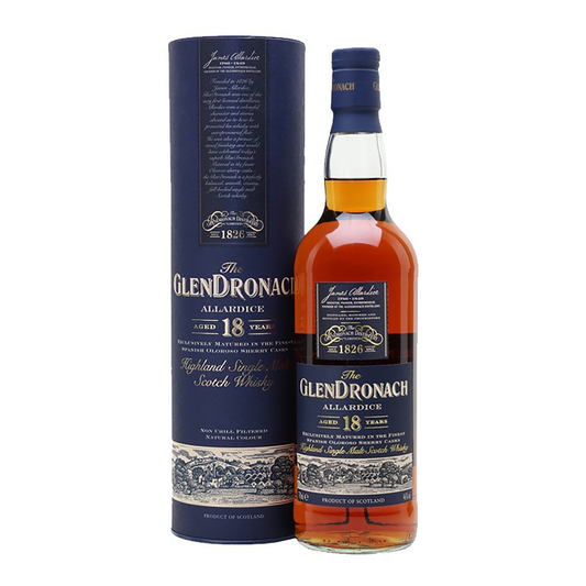 The Glendronach Allardice 18 Year Old Single Malt Whisky 700ml