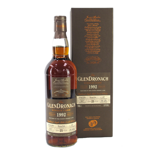 The Glendronach 1992 Single Cask #127 Batch 16 25 Year Old Single Malt Scotch Whisky 700ml