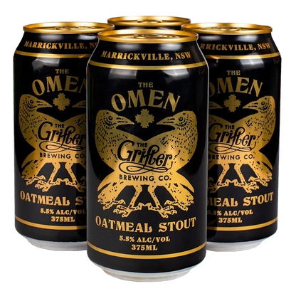 The Grifter Brewing Co. The Omen Oatmeal Stout (4 Pack)