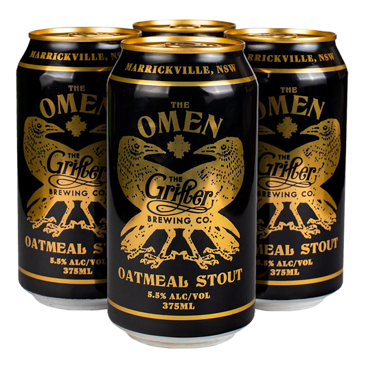 The Grifter Brewing Co. The Omen Oatmeal Stout (4 Pack)