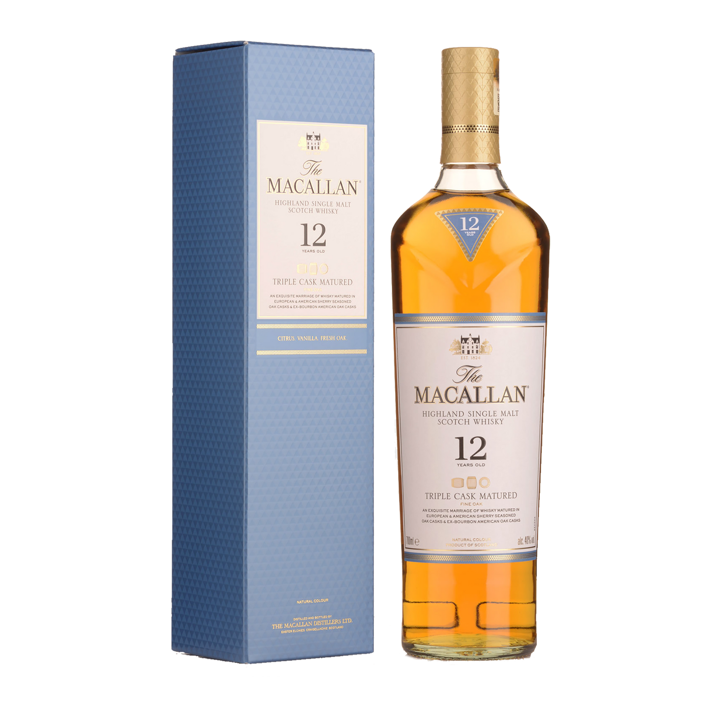 The Macallan Triple Cask Matured 12 Year Old Single Malt Scotch Whisky 700ml - CBD Cellars