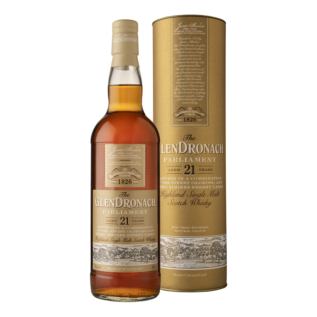 The Glendronach Parliament 21 Year Old Single Malt Scotch Whisky 700ml