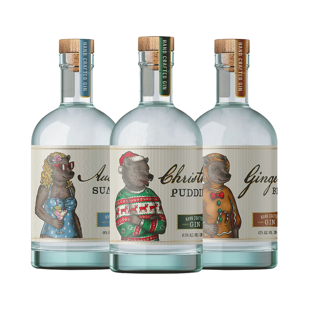 Tiny Bear Distillery Christmas Tasting Trio Gin Set - CBD Cellars