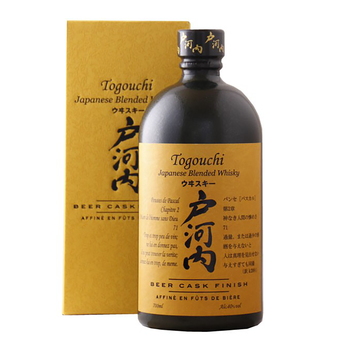 Togouchi Japanese Blended Whisky Beer Cask Finish 700ml - CBD Cellars