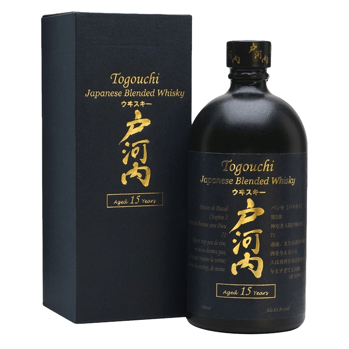 Togouchi 15 Year Old Blended Japanese Whisky 700ml