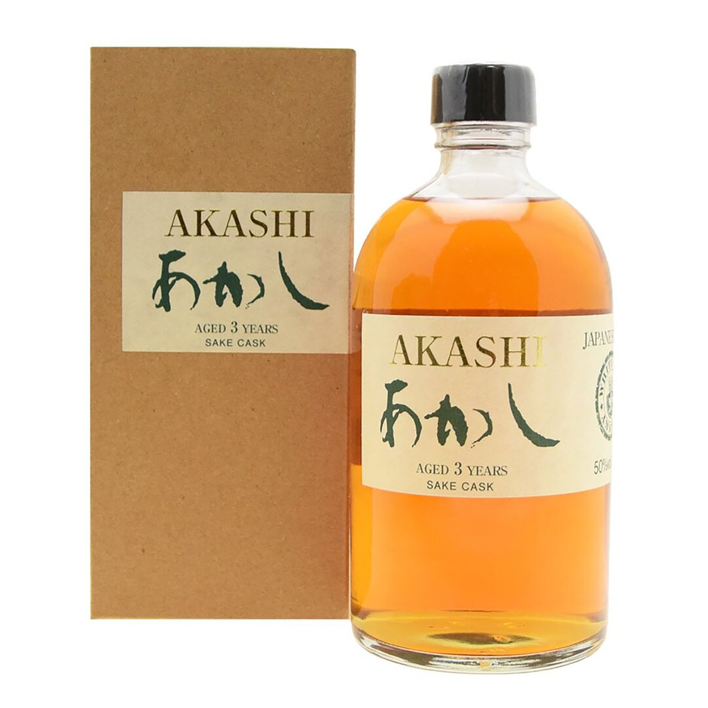 White Oak Akashi 3 Year Old Sake Cask Single Malt Japanese Whisky 500ml - CBD Cellars