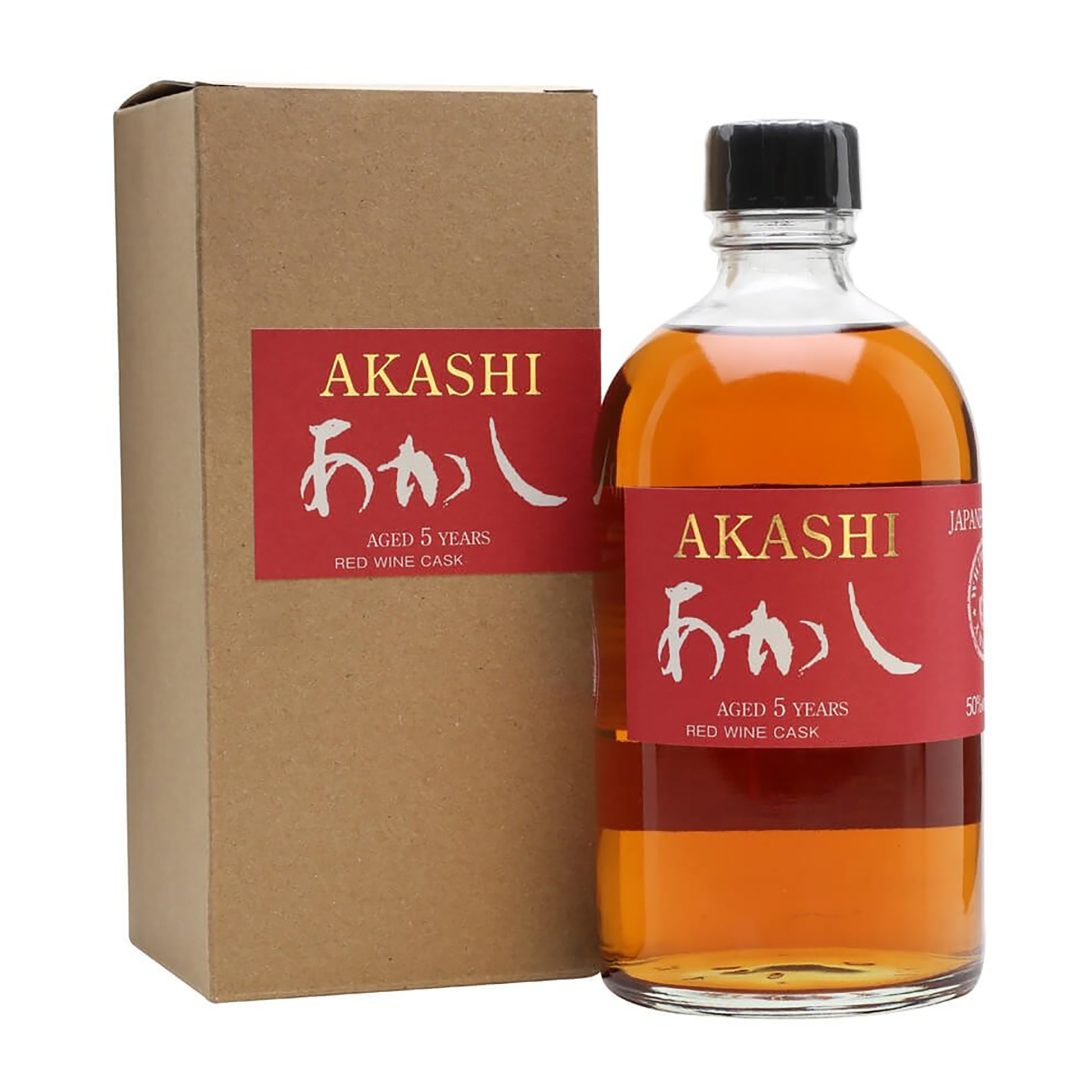 White Oak Akashi 5 Year Old Red Wine Cask Single Malt Japanese Whisky 500ml - CBD Cellars