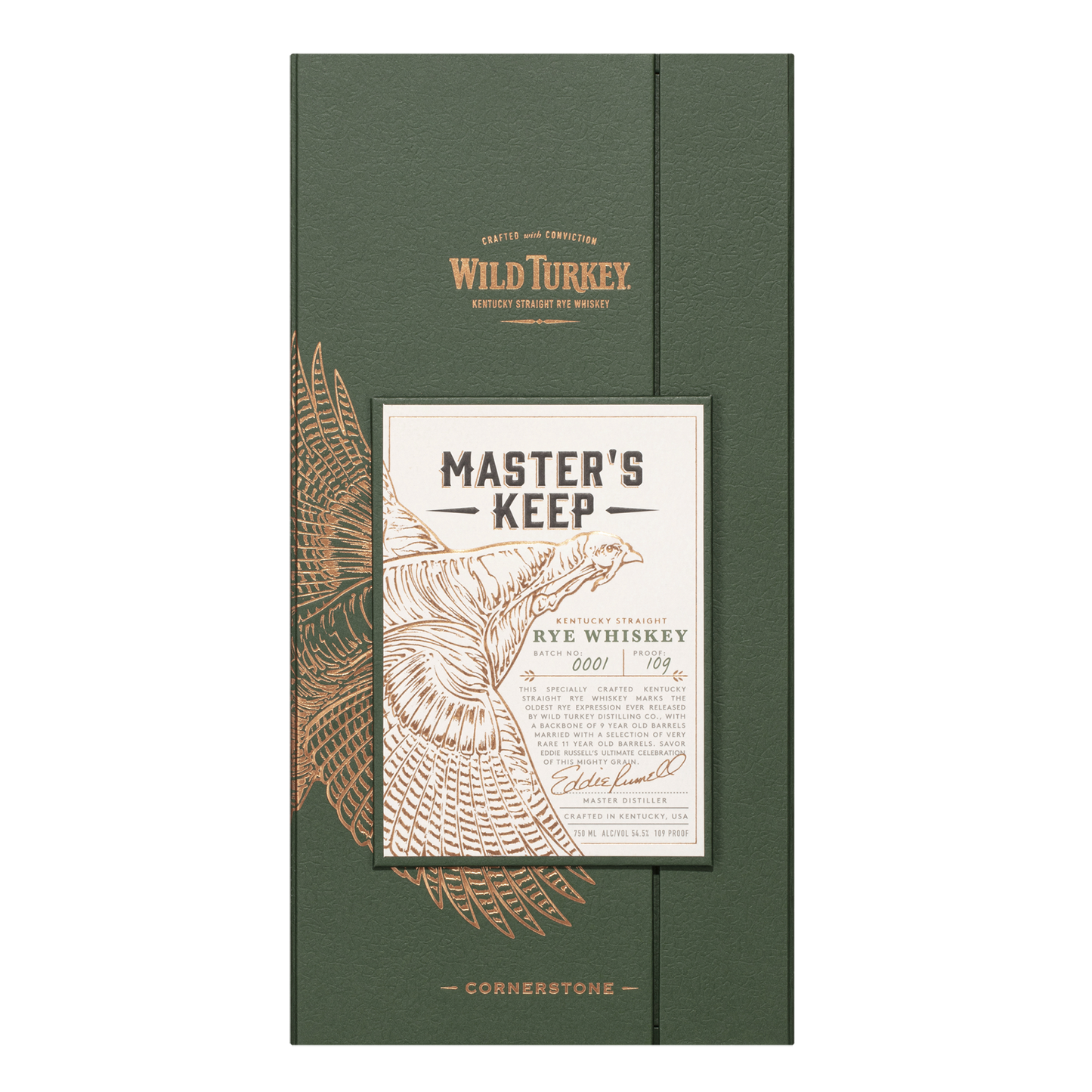 Wild Turkey Master's Keep Cornerstone Rye Whiskey 750ml