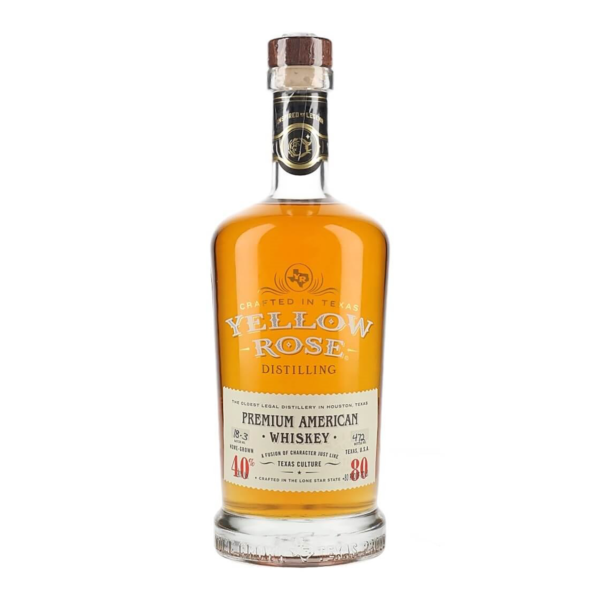 Yellow Rose Premium American Whisky 700ml - CBD Cellars