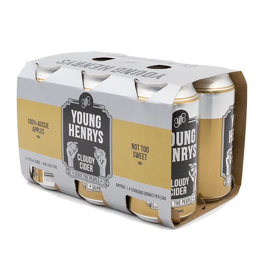 Young Henry's Cloudy Apple Cider (Case)