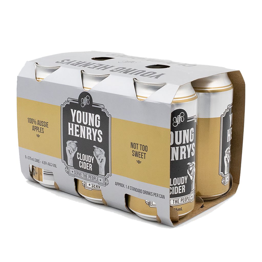 Young Henry's Cloudy Apple Cider (Case)