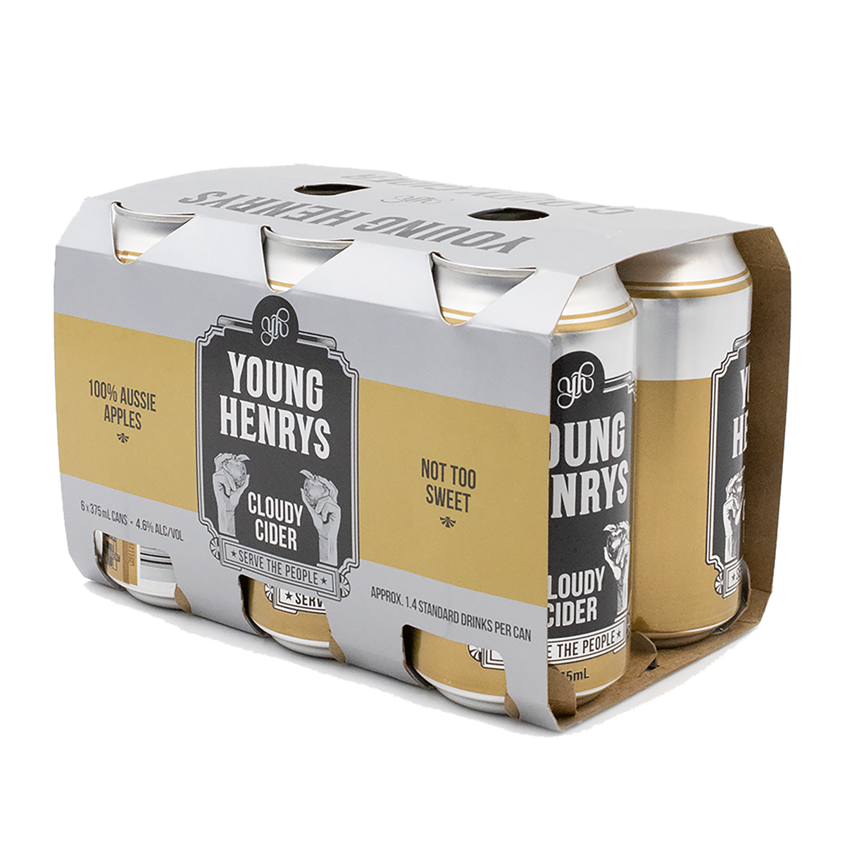 Young Henry's Cloudy Apple Cider (Case)